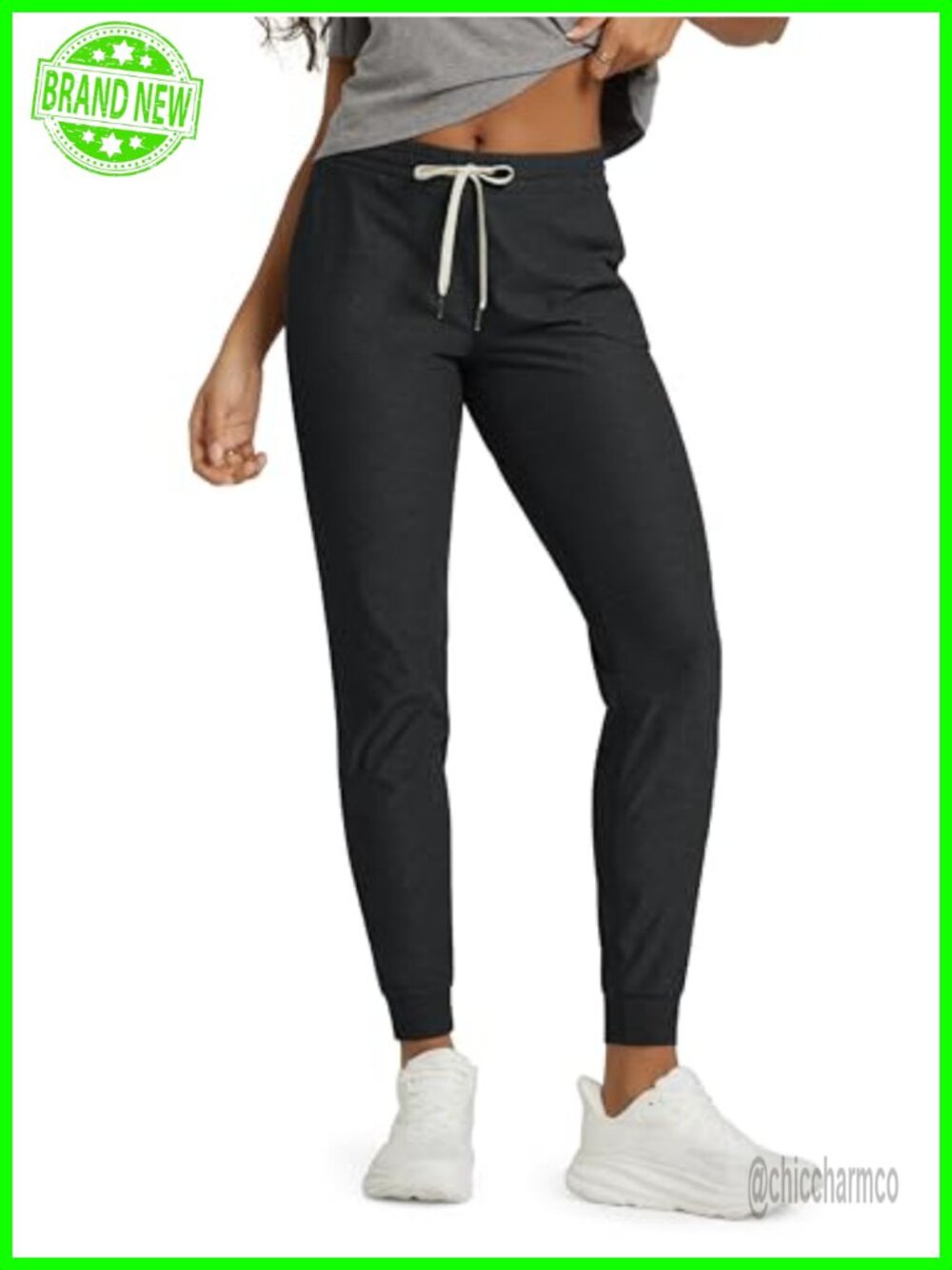 ODODOS Performance Joggers Odstratum Tech Sweatpants Mid Rise Tapered w Pockets